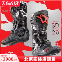 2022 Italian Alpinestas A Star Locomotive Boots T10 Cross-country Boots Cross-country Motorcycle Riding Boots