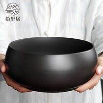 Pick to Liju handmade Yixing purple sand black mud large tea wash tea tea accessories tea cup bowl pen wash cup wash