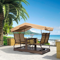 Four Power Rocking Chair Patio Garden Garden Swing Outdoor Autumn Thousands Chair Cast Aluminum Hammock Outdoor Swing swing