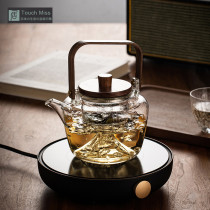 Touch Miss glass cooking teapot high temperature kettle large capacity steaming tea cooker automatic boiling kettle