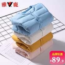 Yose children warm down inner bile small CUHK boy boy girl baby white duck suede inside wearing light and thin down clothes