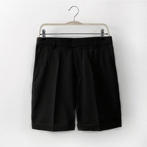Summer thin loose large size casual five-point trousers simple stretch fat fat casual shorts tide