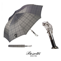 Italian Import Pasotti Handmade Umbrella Cat Head Eagle Lattice tattooer Folding Umbrella of the Salon Gift Gift Gentleman Umbrella