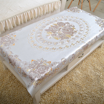  Coffee table mat Living room tablecloth waterproof oil-proof wash-in anti-scalding net red dining table cloth European-style jacquard new table cloth mat