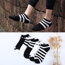 Boy short socks ultra-thin spring summer cotton teenagers big children junior high school students breathable and deodorant children