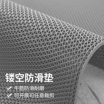 Bathroom non-slip mat PVC plastic hollow grid shower bathroom kitchen Bath home quality bathroom mat