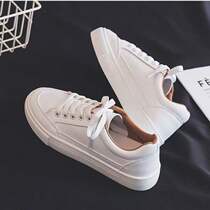 Retro wild basic white shoes women 2019 spring and autumn new Korean edition student flat shoes women casual white shoes women