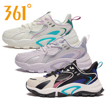 361 Women Shoes Sneakers 2022 Autumn Winter New Thick Bottom Old Daddy Shoes Casual Shoes Trend Retro Sneakers