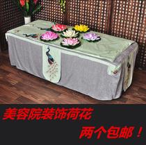 Beauty salon Club Beauty bed room SPA supplies Decorative lotus simulation plant plastic flower