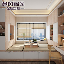 Italian style furniture whole house custom bedroom modern simple bay window study package tatami bed floor wardrobe