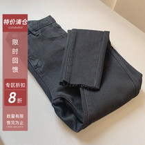 Lolora black plus velvet leggings women 2021 Winter new high waist fashion slim stretch denim trousers