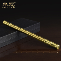 Silk crownfestival rising brass signature pen company gift custom Teachers Day Student exam creative gift
