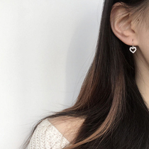 Shop owner recommends small and loving shape earrings tonbody 925 pure silver short earthen pendant brief about 100 hitch woman