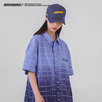 SAUCERBOI Hong Kong style shirt womens summer short-sleeved shirt womens summer thin ins tide brand all-match shirt mens Japanese