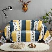 Central Europe Chenille Sand released full cover sofa towel single combination Net red sofa cover sofa cushion cover cloth cover