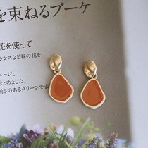 s925 Pure Silver Needle Earrings Korea Temperament Net Red Brief Retro 2020 New Tide Ear Nail Personality Ear Ornaments