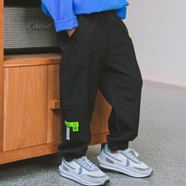 Childrens clothing boys sports pants spring and autumn pants trousers autumn 2021 New style handsome fashionable big boy
