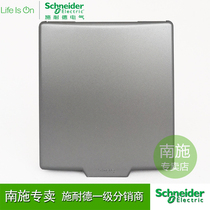 Schneider fluorescent grey 86 type switch waterproof case ultra-thin waterproof cover toilet bathroom splash-proof box silver grey