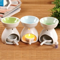 Ceramic Incense Light Essential Oil Lamp Large Capacity Smoked Incense Stove Bedroom Home Creative Romantic sending candle Candle Holder