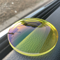 Yellow anti-blue resin myopia lens dyeing light color optical customized aspheric yellow film plus hard flat light