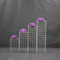 Wedding props wrought iron grid road introduction foldable table road lead wedding stage welcome area grid decoration ornaments