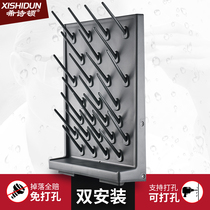 Heseton plastic PP drip rack Laboratory Laboratory Laboratory Laboratory hospital reagent rack vessel drain rack non-punching