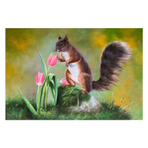 Xu Feifei Naughty and Cute Fine oil painting Oil on canvas