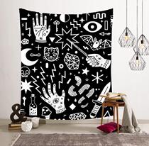 Nordic ins hanging cloth homestay rental decoration tapestry wall cloth canvas live photo background cloth wall carpet partition towel