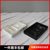 Simple soap dish popular soap dish resin soap dish handmade soap box drain hotel laundry soap box