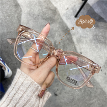 Sydney GM black large thick frame glasses female face small net red anti-radiation anti-blue light can be equipped with a Korean version of the tide