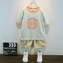 Boys short-sleeved Summer 2020 new cotton T-shirt Korean version of male baby sports coat children half-sleeve tide T-shirt