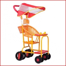 Rattan chair stroller-style basket travel one-year-old dual-purpose rattan chair imitating small children portable sitting Strollers go out