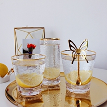 Japanese Creative Phnom Penh Hammer Mint Glass Cup Drinking Tea Cup Milk Juice Cup Drink Cup Set