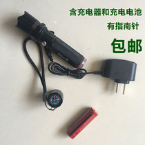 Tengshun LED long-shot strong flashlight headlight super bright rechargeable zoom Mini Waterproof home outdoor hand light