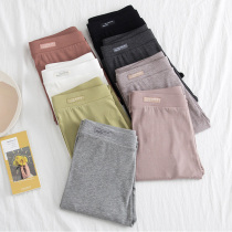 Underpants woman outside wearing spring and summer slim fit black skinny pants high waist display slim size Modale elastic 90% pants