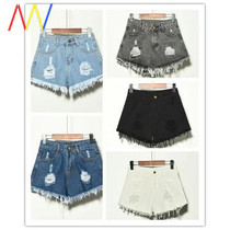 2019 ripped denim shorts for women jeans short pants ladies