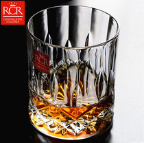 Italy RCR imported crystal glass Whiskey spirit cup Foreign wine glass Creative beer cup Tea cup