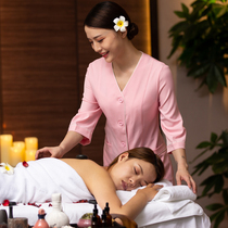 Foot bath massage parlor spa health club technician uniform overalls set Female Beautician work uniform coat