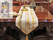 Nordic stripes modern simple luxury romantic geometric fresh table table flag tea table cloth bed flag