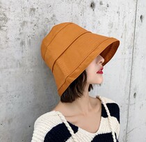  Japanese all-match ins net red literary sun visor sunscreen Korean version of the basin hat bucket fisherman hat hat female autumn and winter tide