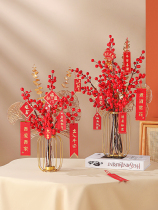 Nordic style iron vase fitted in living room bedroom jammer transparent glass light luxury table decoration