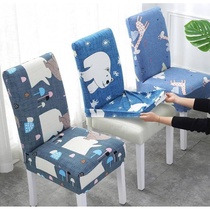 Dining chair cover summer cover Euro style 100 lap up chair one-piece chair cover thin section Spring and autumn anti-dust anti-dust new summer cover