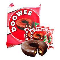 Imported from the Philippines Le Wei mouth good taste donuts multi-flavor sandwich chocolate snacks casual pastries 400g