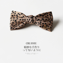 Chuanye BAO WEN bow hairclip female Japanese Korean temperament hair card Net Red new simple clip headgear spring clip