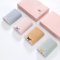 Fenteng underwear women cotton antibacterial girl simple Japanese cotton cute no trace waist breathable large size breifs