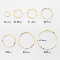 Japan Imports Expensive and kiwa Artisanal Diy Ornament Accessories Geometric Circles Wave Veins Connect Styling Cirque