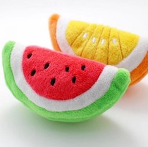 ABBY Day Single Kawaii Fruit Sound Toy Teddy VIP Dog Toy Dog Toy Dog Cat Toy