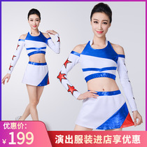 New adult la la gymnastics clothing School group cheerleading clothing aerobics broadcast gymnastics clothing customization