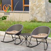 Yiyang balcony Net red table and chair three-piece modern simple outdoor table and chair combination indoor leisure chair small coffee table