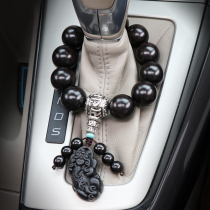 Car gear Buddha beads Gear beads decorative pendant Safety ebony Pixiu automatic manual gear lever jewelry